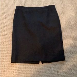 J Crew No. 2 Pencil Skirt in grey wool